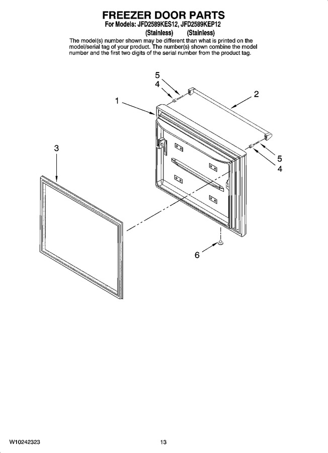Diagram for JFD2589KEP12