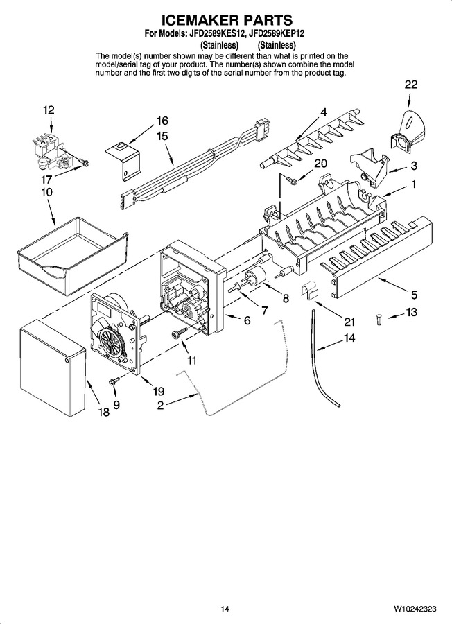 Diagram for JFD2589KEP12