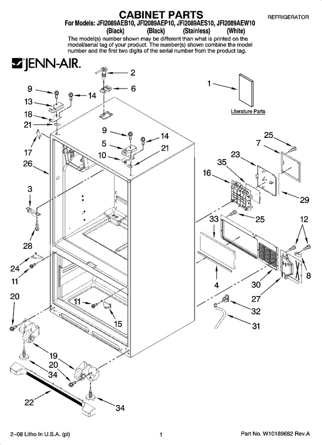 Diagram for JFI2089AEW10