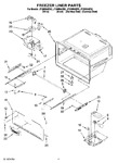 Diagram for 06 - Freezer Liner Parts