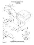 Diagram for 06 - Freezer Liner Parts