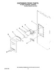 Diagram for 08 - Dispenser Front Parts