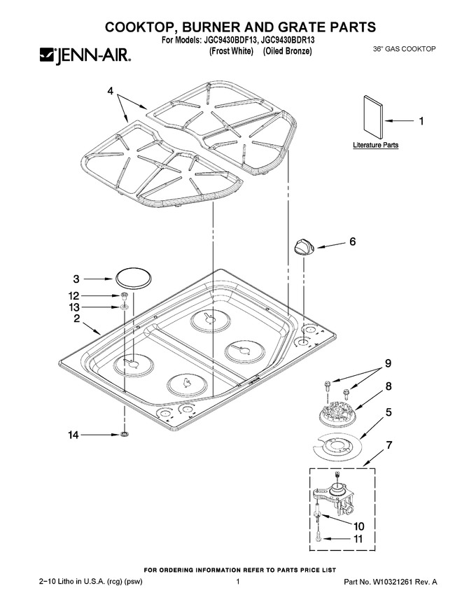 Diagram for JGC9430BDF13