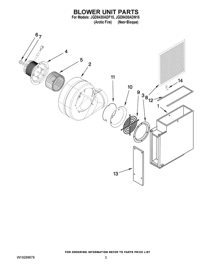 Diagram for JGD8430ADF15