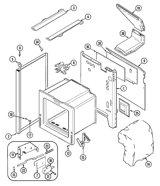 Diagram for JGR8850ADW