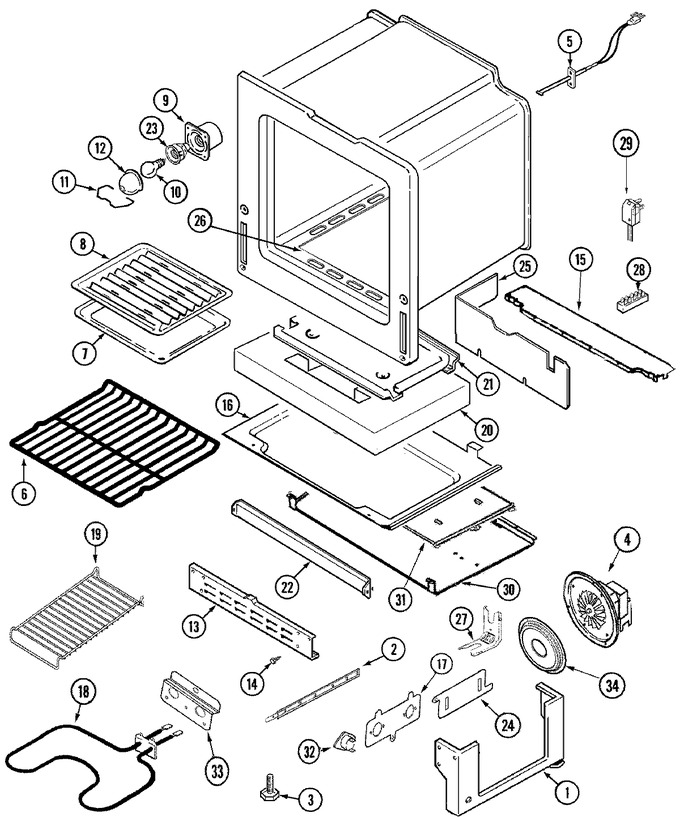 Diagram for JGR8850BDB