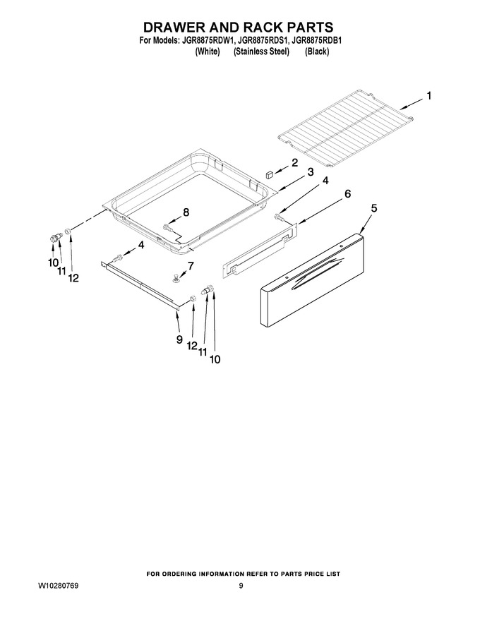 Diagram for JGR8875RDB1