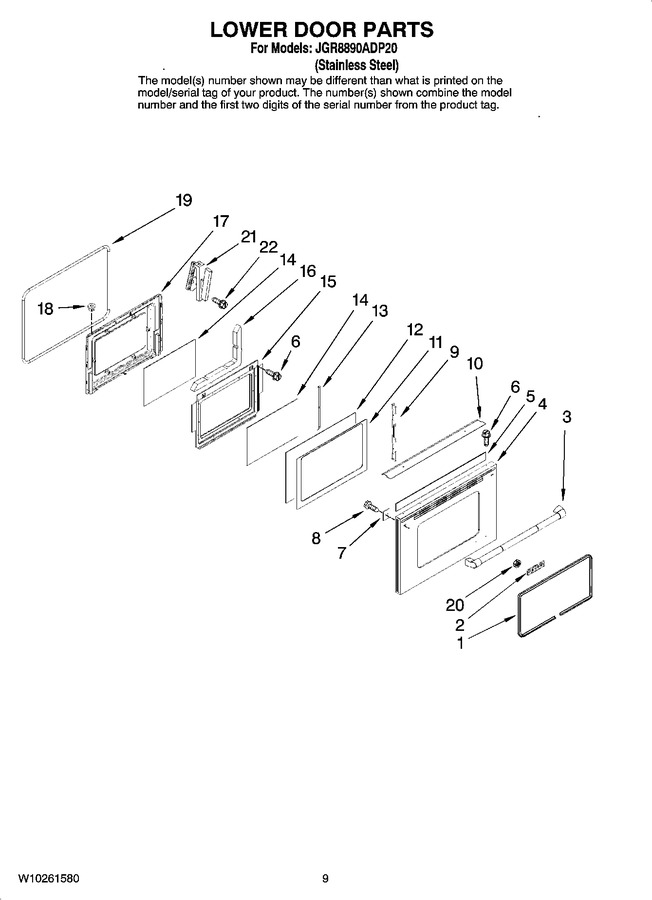 Diagram for JGR8890ADP20