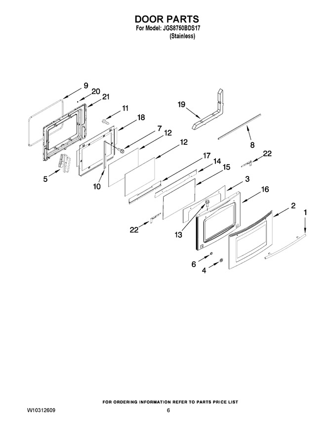 Diagram for JGS8750BDS17