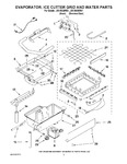 Diagram for 02 - Evaporator, Ice Cutter Grid And Water Parts