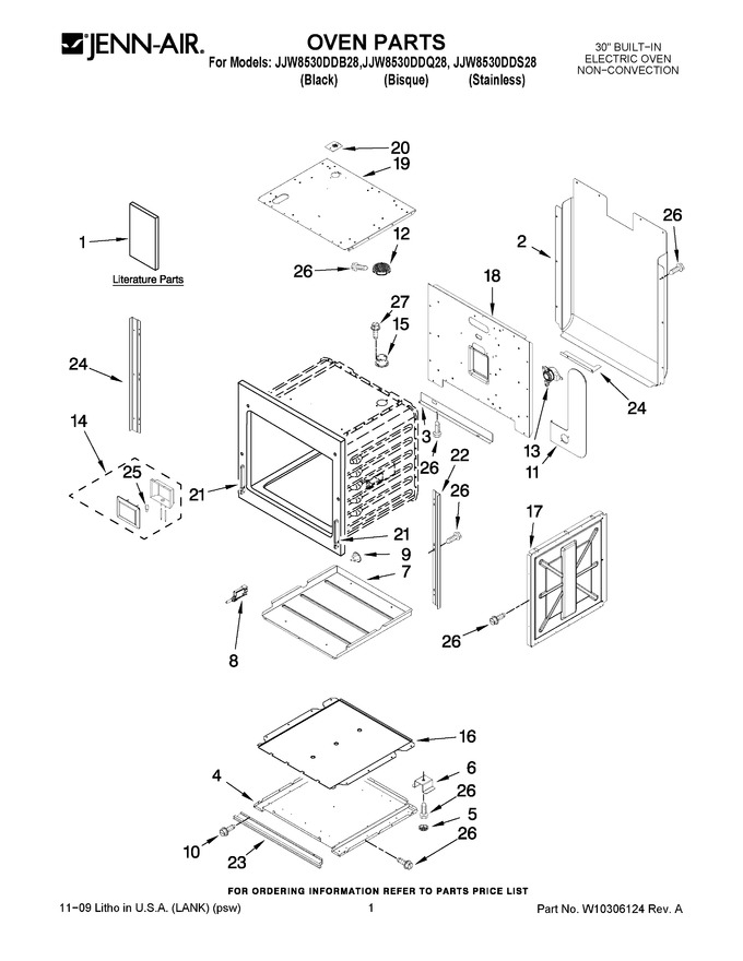 Diagram for JJW8530DDS28