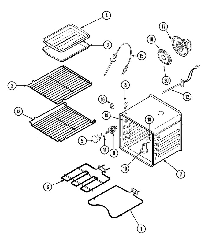 Diagram for JJW9530BAW