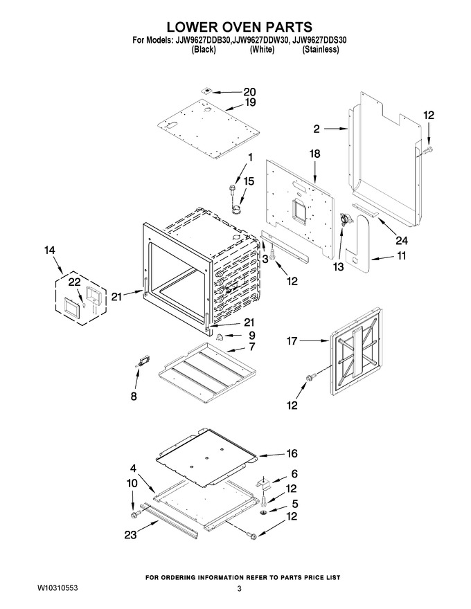 Diagram for JJW9627DDS30