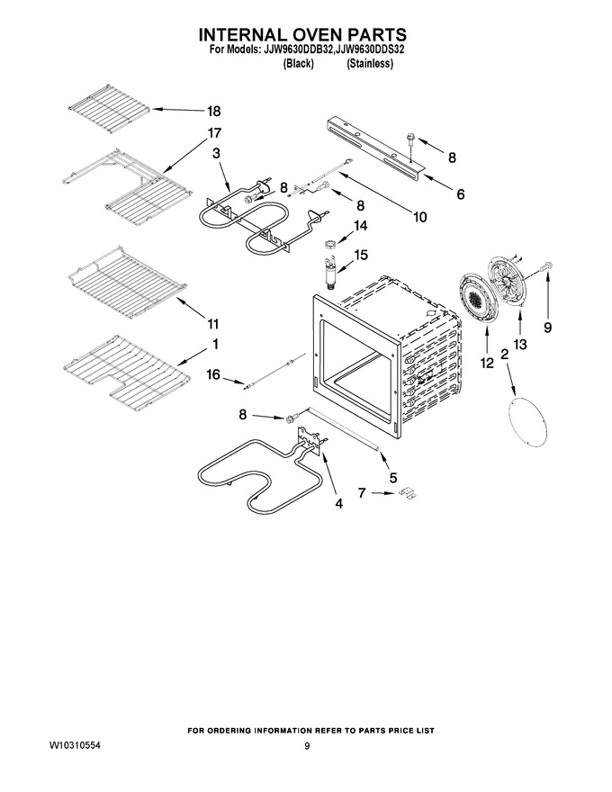 Diagram for JJW9630DDB32