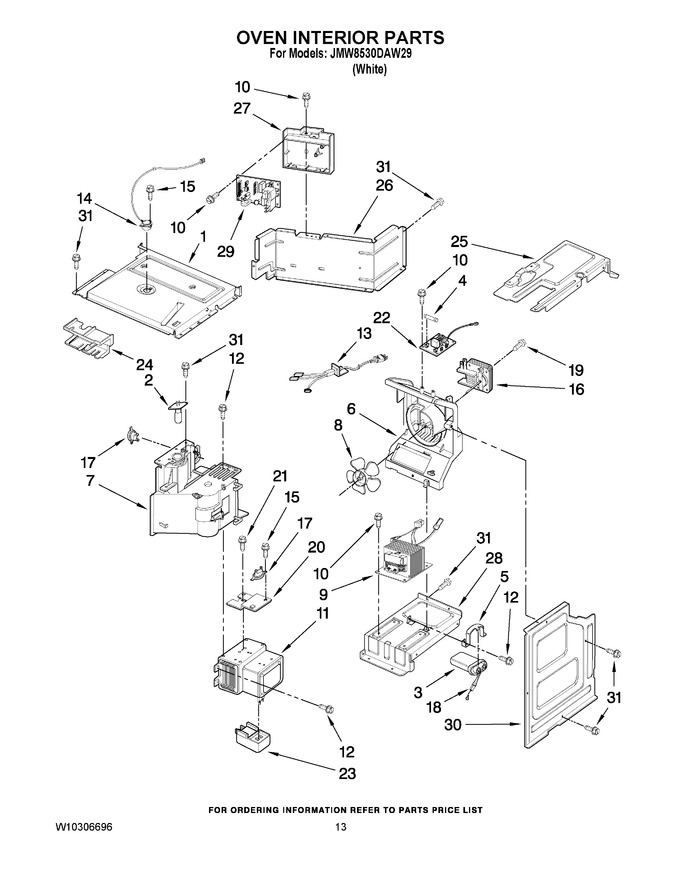 Diagram for JMW8530DAW29