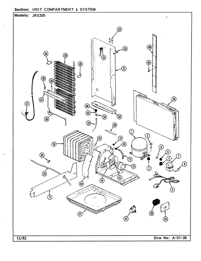 Diagram for JRS205L (BOM: DQ01A)