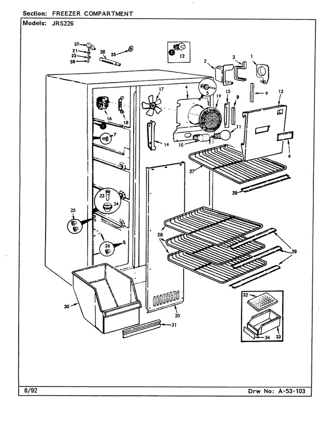 Diagram for JRS226 (BOM: AQ21A)