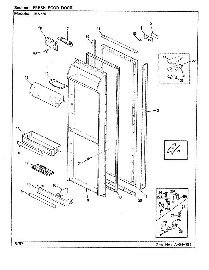Diagram for JRS226 (BOM: AQ21A)