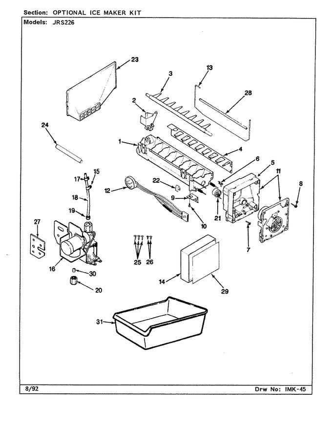 Diagram for JRS226 (BOM: AQ21A)