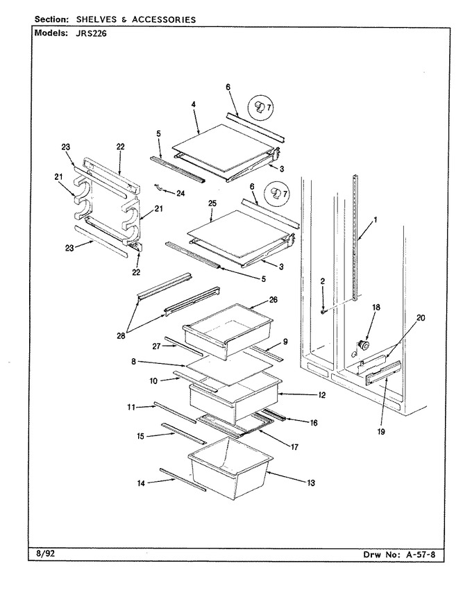 Diagram for JRS226 (BOM: AQ21A)