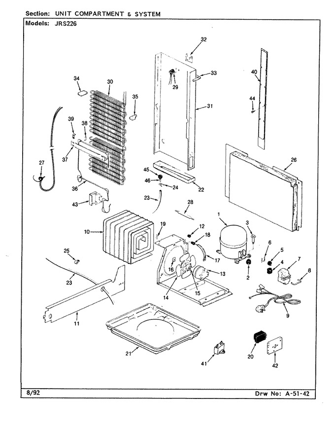 Diagram for JRS226 (BOM: AQ21A)