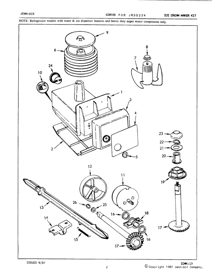 Diagram for JRSD224 (BOM: 8N61A)