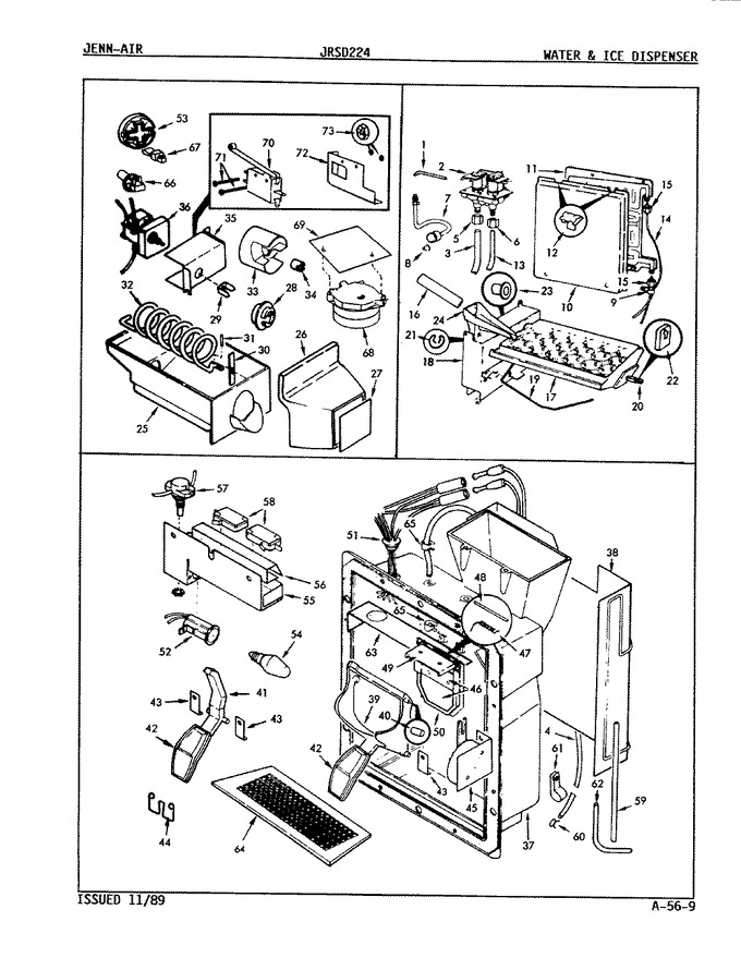 Diagram for JRSD224B (BOM: 8N61A)