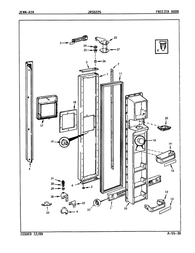 Diagram for JRSD225L (BOM: 9Q20A)