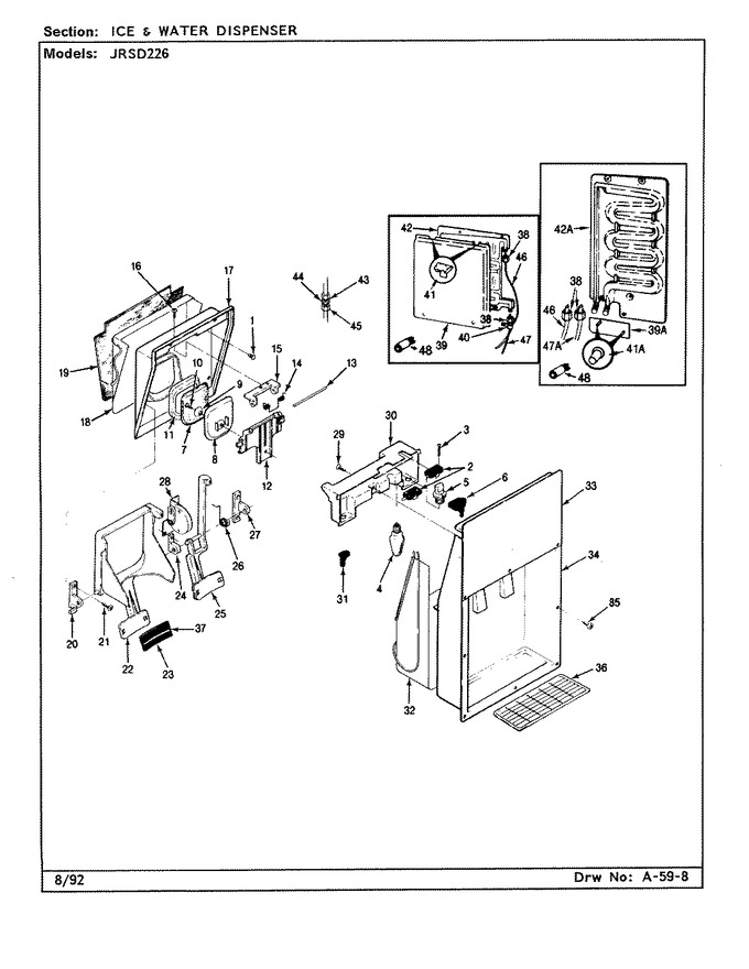 Diagram for JRSD226 (BOM: CQ32A)