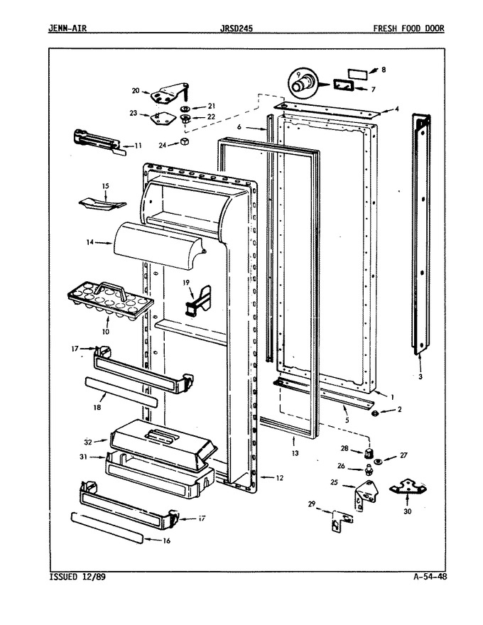 Diagram for JRSD245W (BOM: 9Q25A)