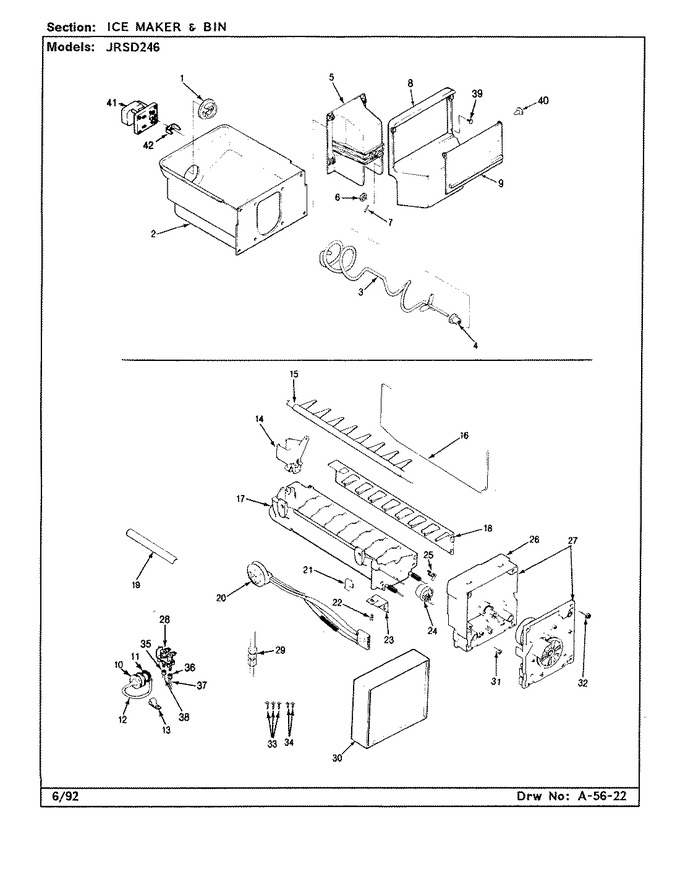 Diagram for JRSD246 (BOM: BQ82B)