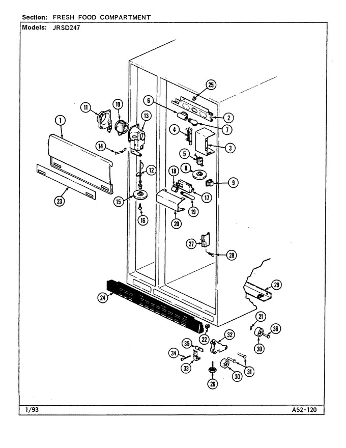 Diagram for JRSD247L (BOM: DQ85A)