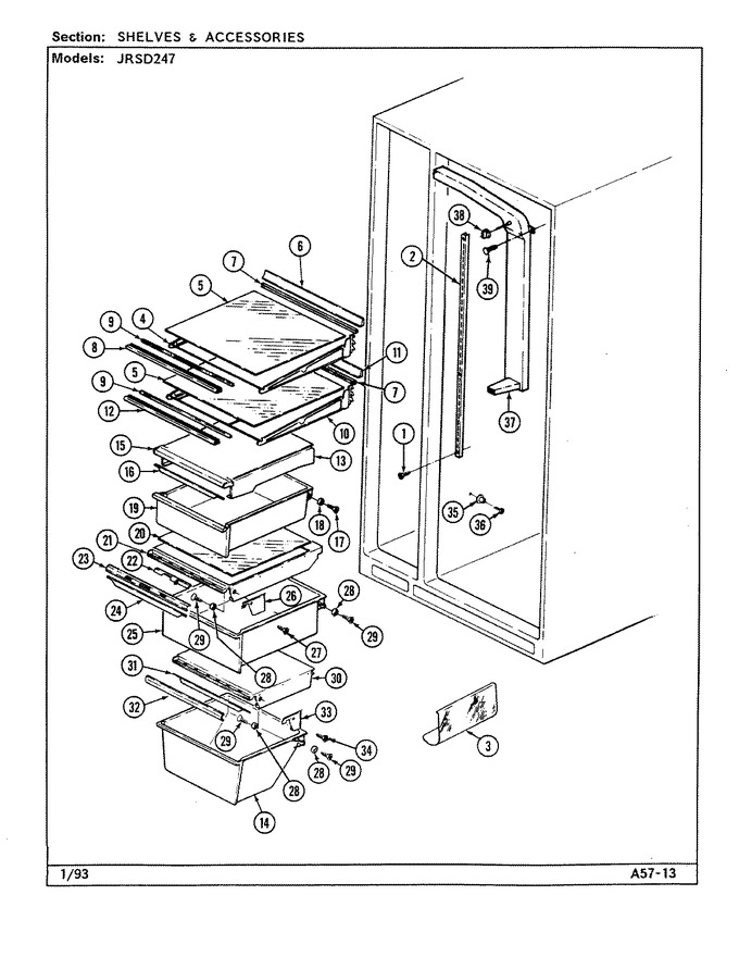 Diagram for JRSD247L (BOM: DQ85A)