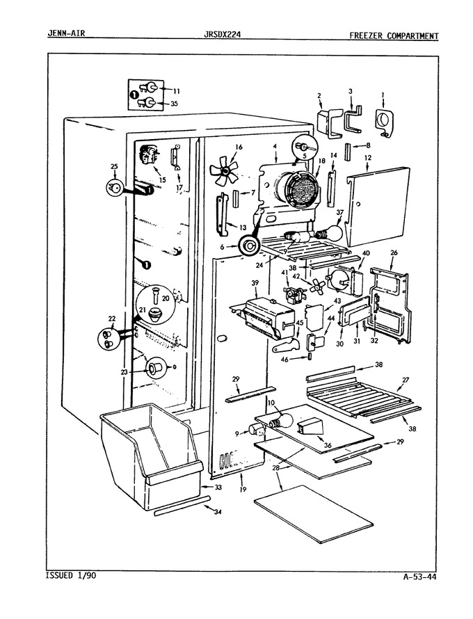 Diagram for JRSDX244 (BOM: 7N15A)