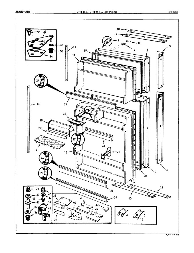 Diagram for JRT153RG (BOM: 7C56A)