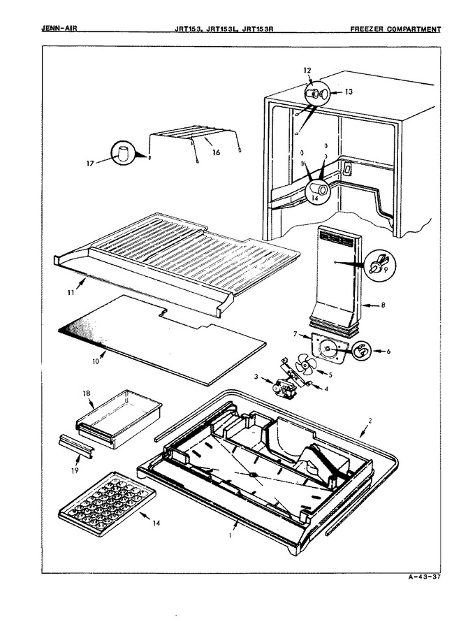 Diagram for JRT153R (BOM: 7C56A)