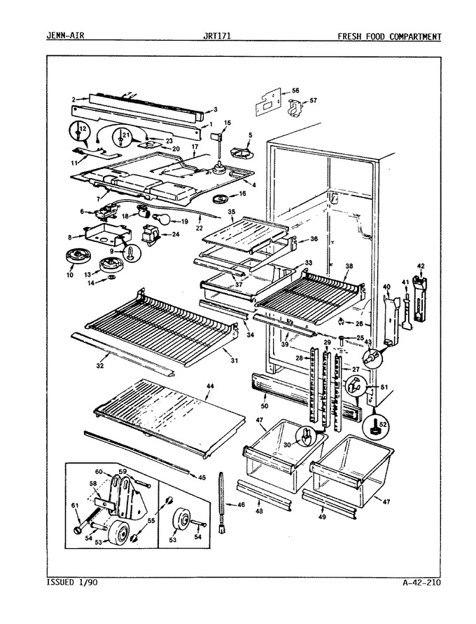 Diagram for JRT171R (BOM: 9C62B)