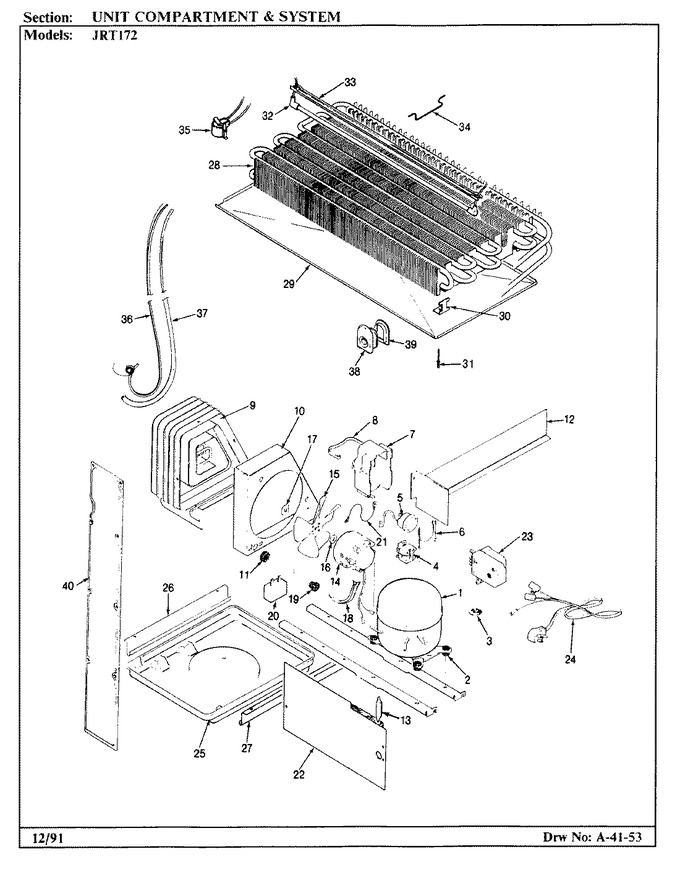 Diagram for JRT172R (BOM: AJ21B)