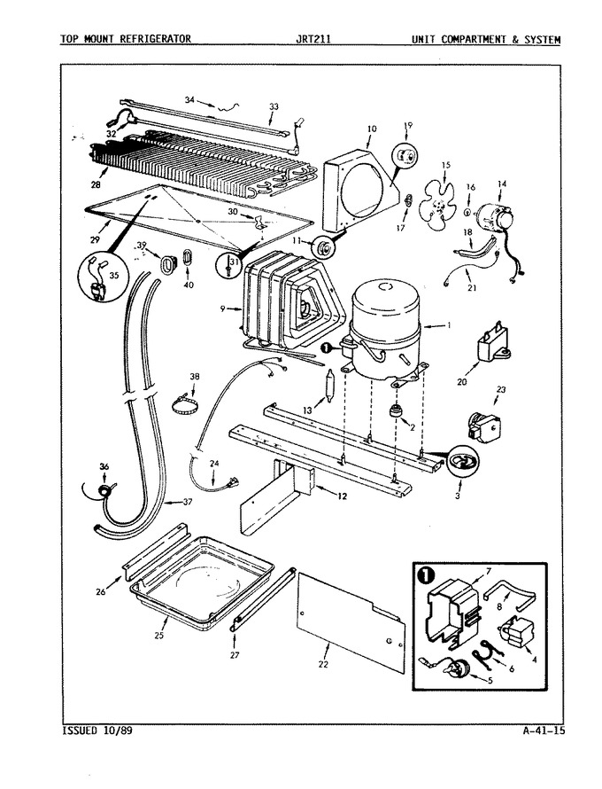 Diagram for JRT172R (BOM: AJ21B)
