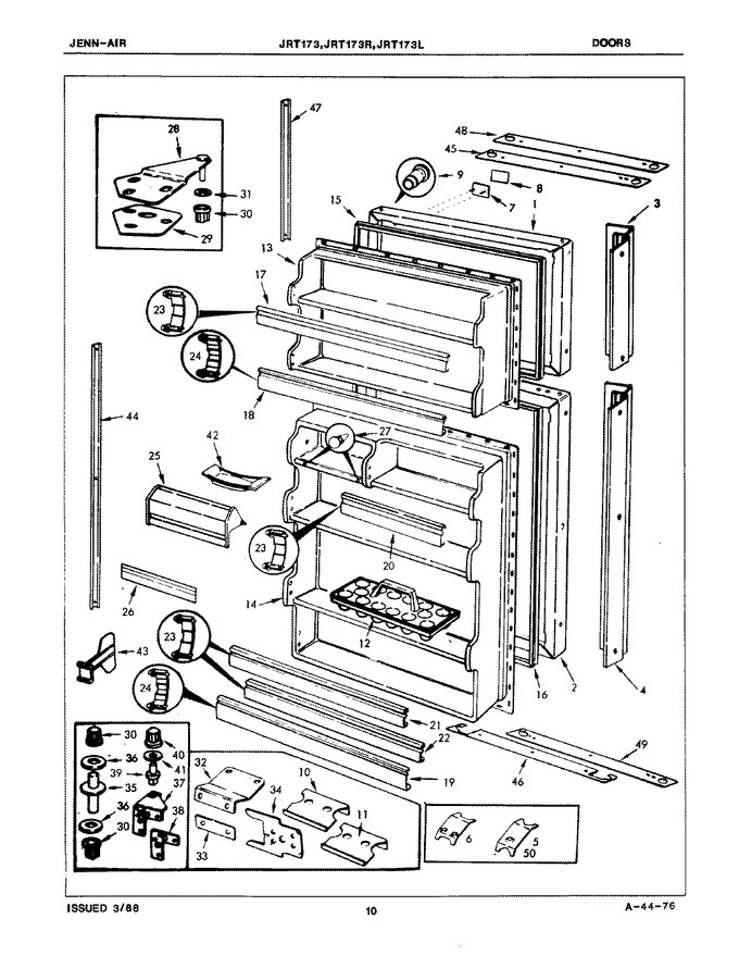 Diagram for JRT173 (BOM: 7C52A)