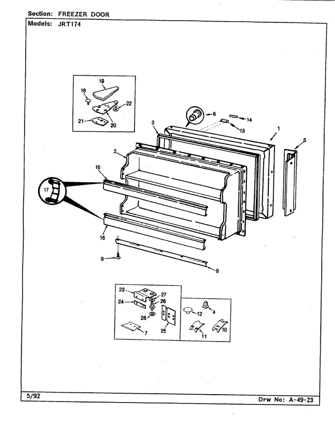 Diagram for JRT174 (BOM: CJ23A)