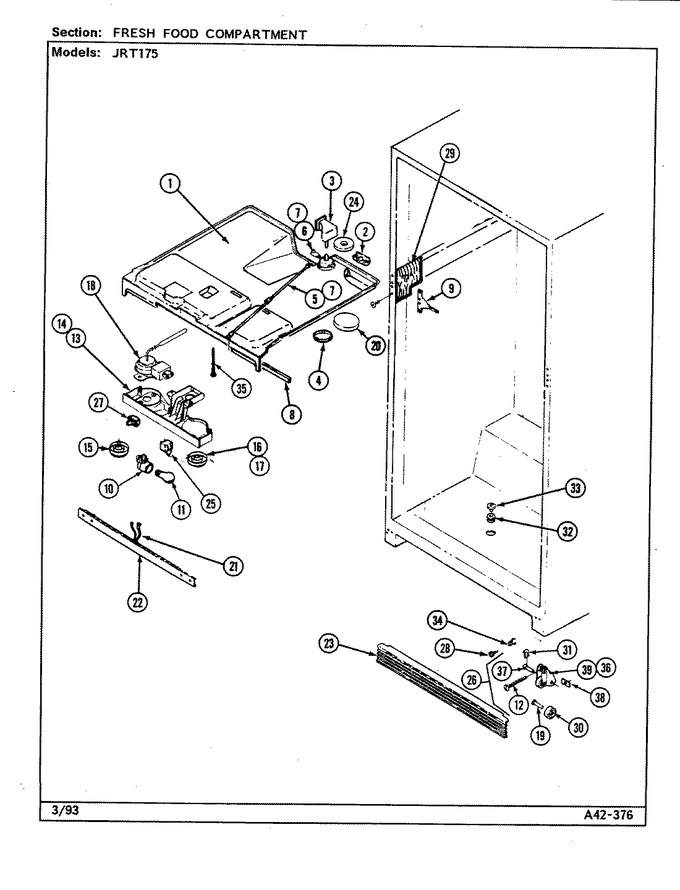 Diagram for JRT175A (BOM: DJ23A)