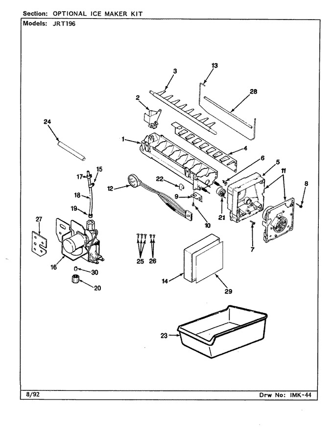 Diagram for JRT196 (BOM: BJ55B)
