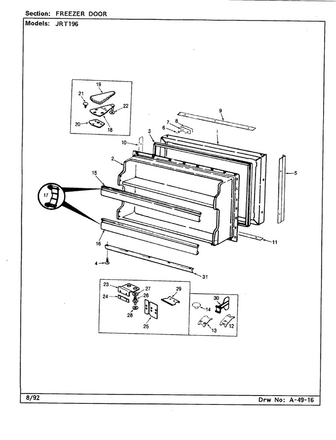 Diagram for JRT196 (BOM: BJ55B)