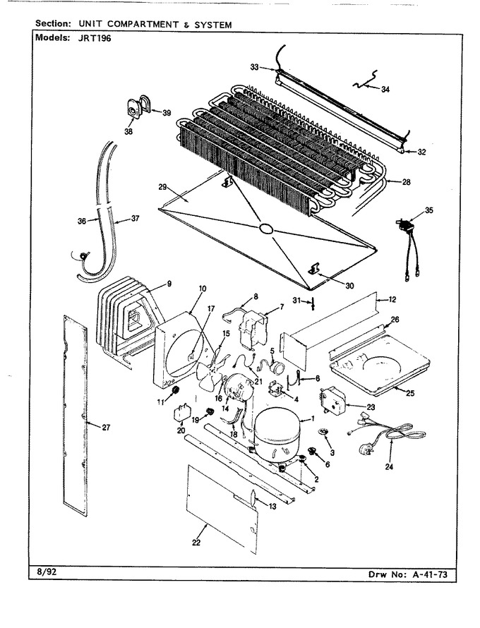 Diagram for JRT196 (BOM: BJ55B)