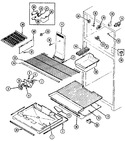 Diagram for 01 - Freezer Compartment (b/m Dj57a)