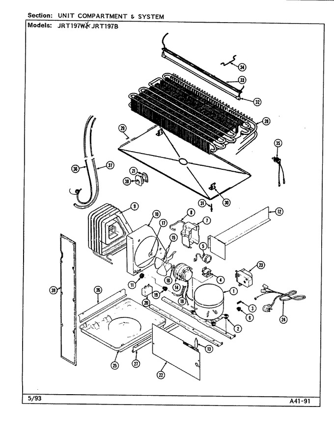 Diagram for JRT197B (BOM: DE79A)