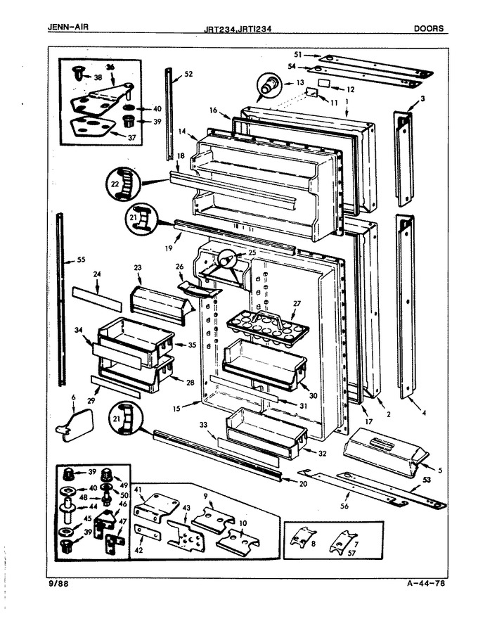 Diagram for JRT234 (BOM: 7C55A)