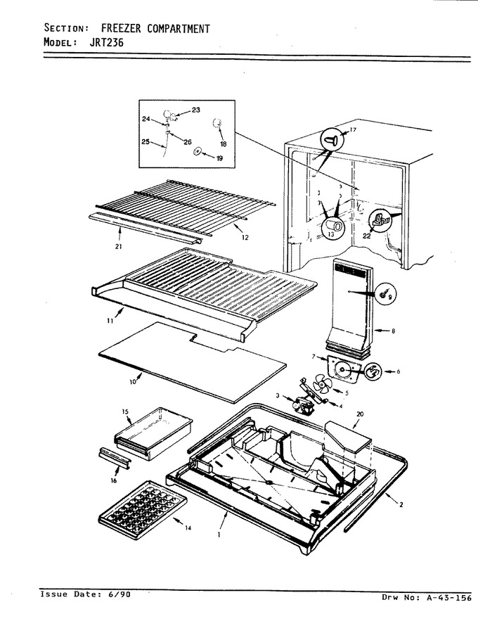 Diagram for JRT236 (BOM: AJ95C)