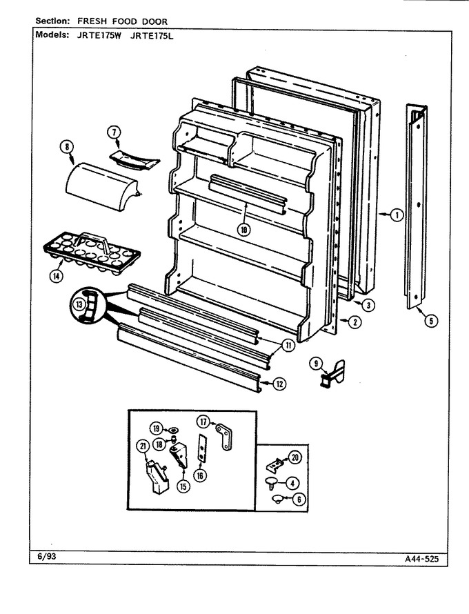 Diagram for JRTE175W (BOM: DJ31A)